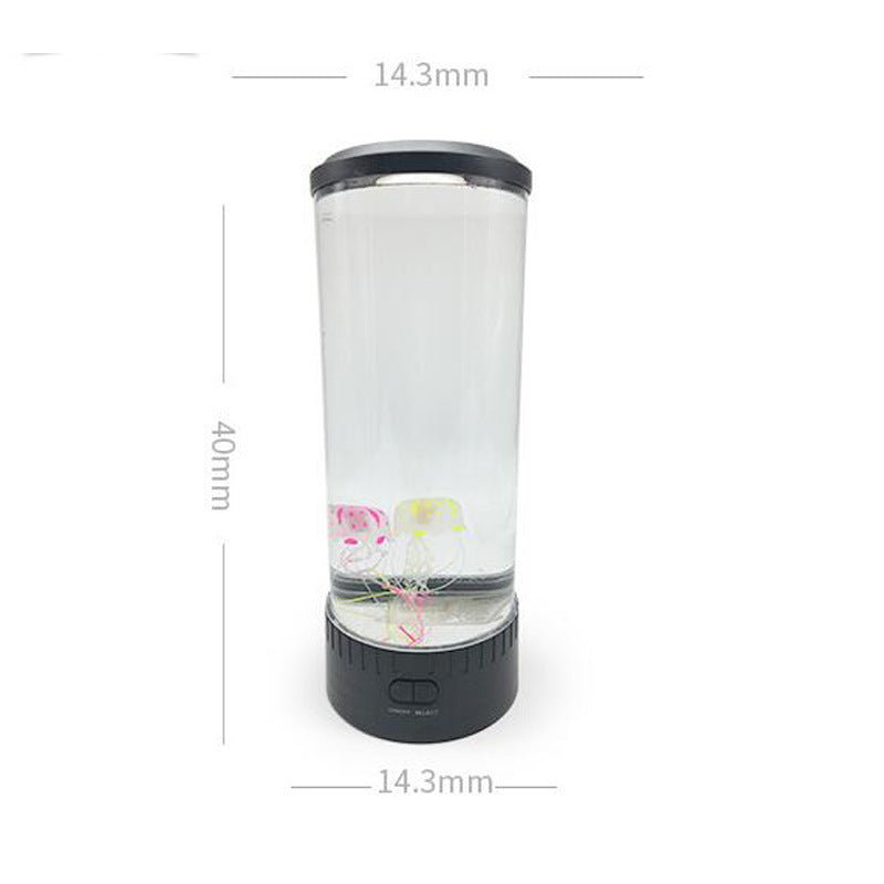  LED Jellyfish Aquarium Lamp features artificial jellyfish 