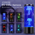  LED Jellyfish Aquarium Lamp features artificial jellyfish 