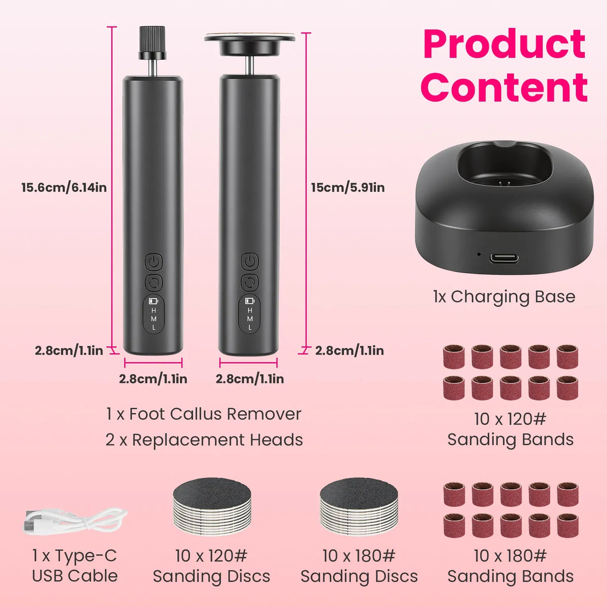 Electric Foot Callus Remover – Rechargeable Foot Care Tool