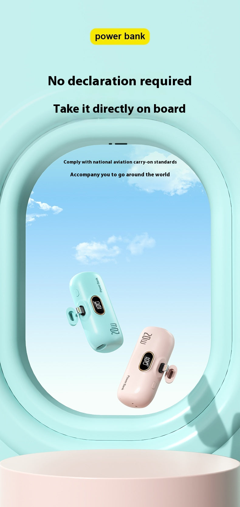 Mini-portable Small Capsule Power Bank