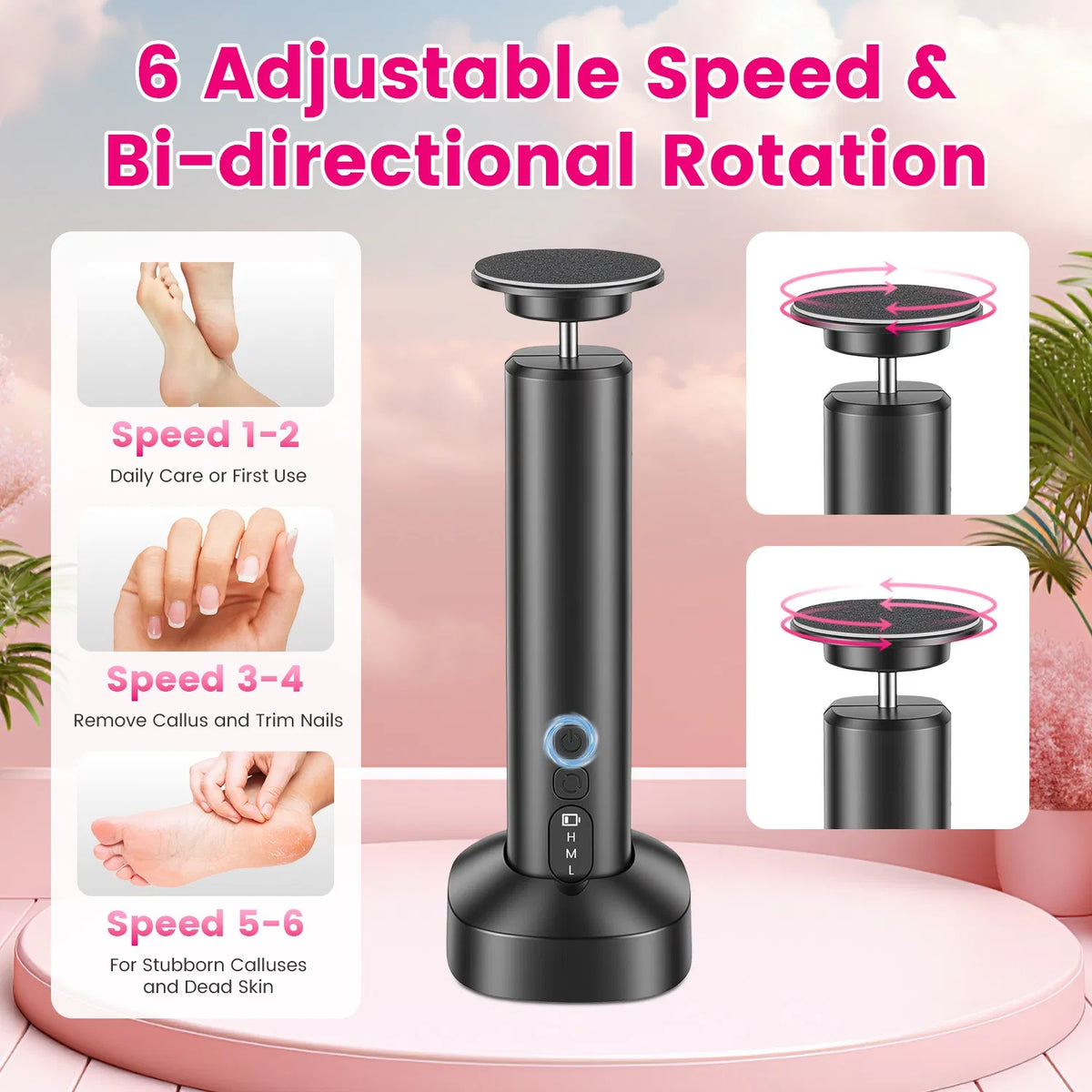 Electric Foot Callus Remover – Rechargeable Foot Care Tool