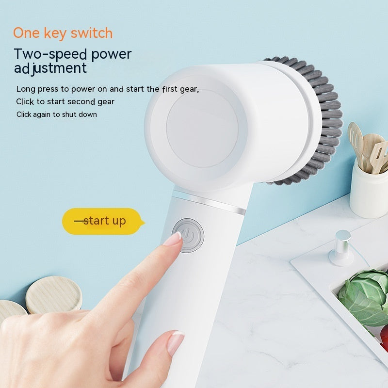 Electric Multifunctional Dish Brush – Rechargeable Kitchen Cleaning 