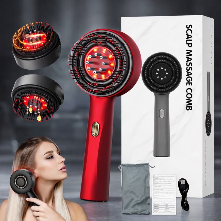 LED Scalp massager